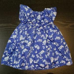 Blue floral Janie and Jack dress